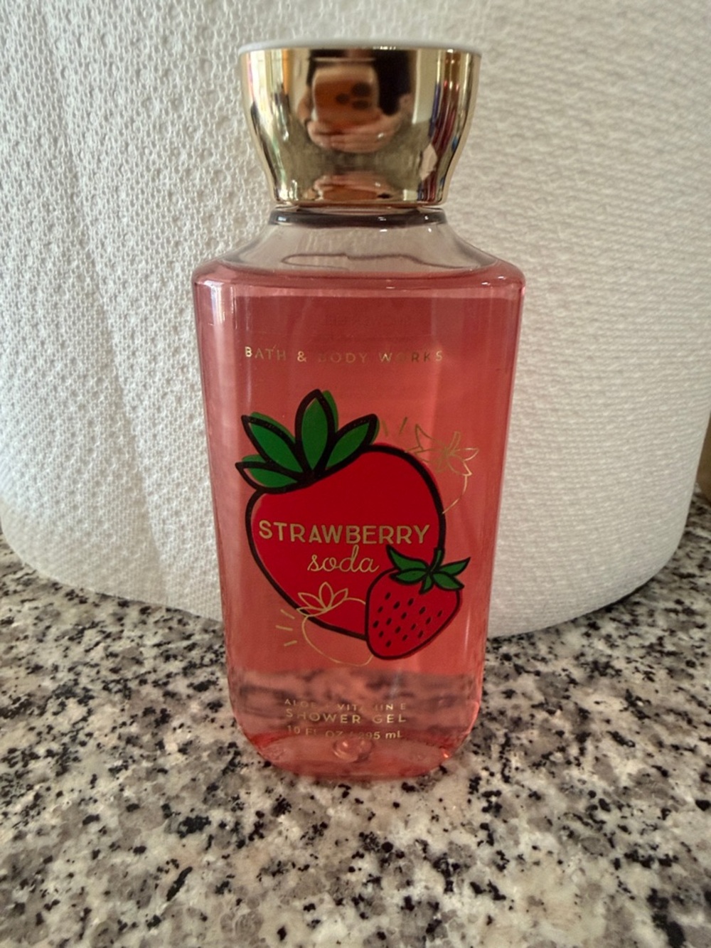 Bath & Body Works Strawberry Soda Shower Gel - Pink